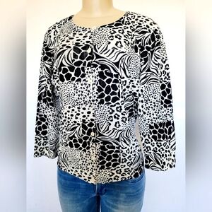 Hearts Of Palm Women's Business/Office Sweater Cardigan Stretch Rayon XL